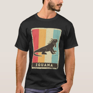 Camiseta Poster retro de iguana