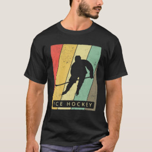 Camiseta Poster retro deportivo de hockey sobre hielo