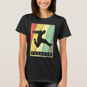 Camiseta Poster Retro Deportivo de Parkour