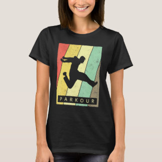 Camiseta Poster Retro Deportivo de Parkour