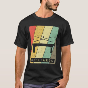 Camiseta Poster Retro Deportivo Vintage Billiards