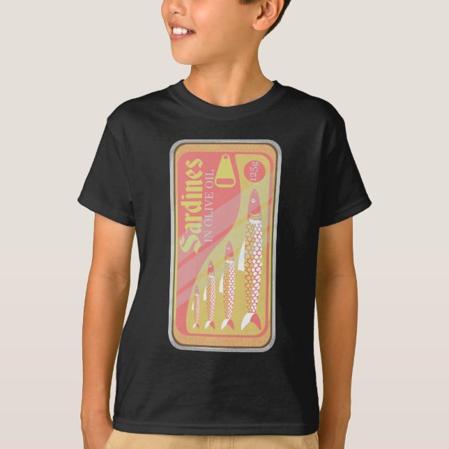 Camiseta Poster Retro Sardines (Anverso)