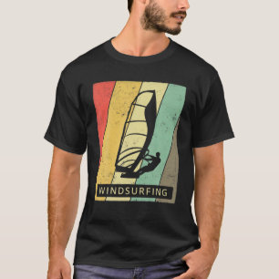 Camiseta Poster retro vintage de windsurf deportivo