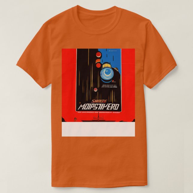Camiseta Poster Scifi Retro Vintage 80 (Diseño del anverso)
