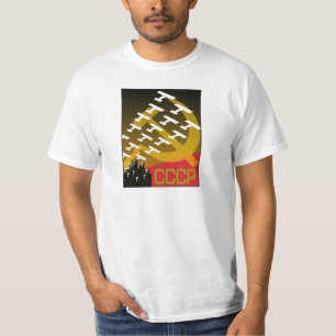 Camiseta Poster soviético de la propaganda