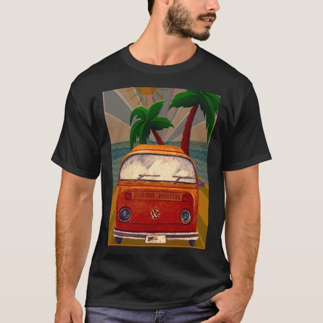 Camiseta Poster: Viajes a California (Anverso)