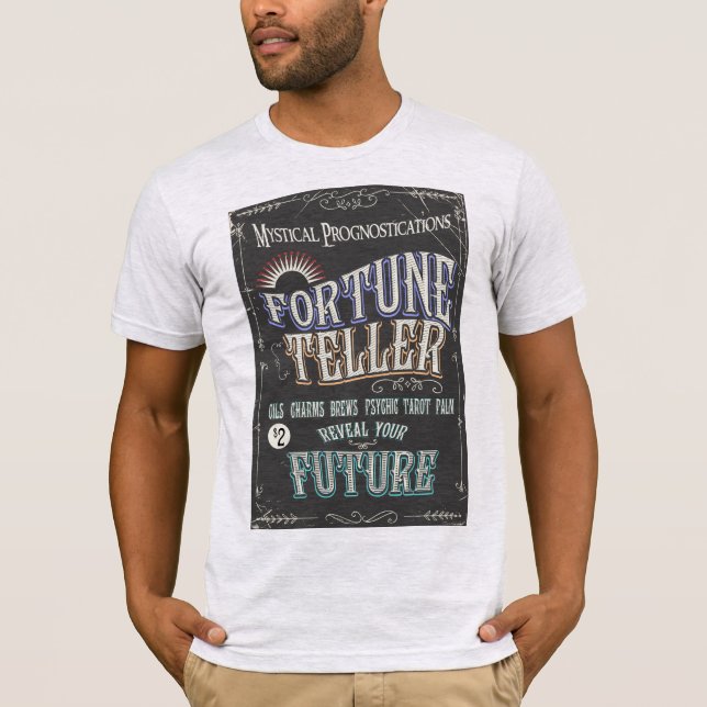 Camiseta Póster vintage de adivina (Anverso)
