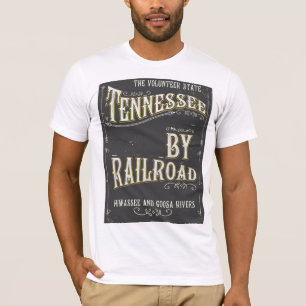 Camiseta Póster vintage de ferrocarril de Tennessee EE. UU.