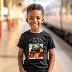 Camiseta Póster vintage de la locomotora de vapor SP GS-4 D