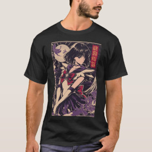 Camiseta Póster vintage de Sailor Saturn amigos familia
