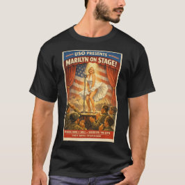 Camiseta Póster Vintage "Gira USO" de Marilyn