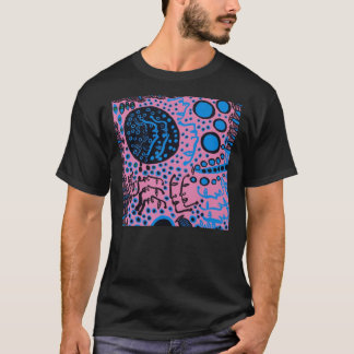 Camiseta poster violeta yayoi kusama