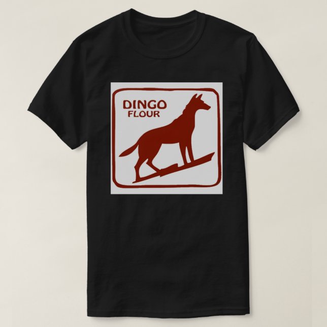 Camiseta Poster WA de la harina de Dingo (Diseño del anverso)