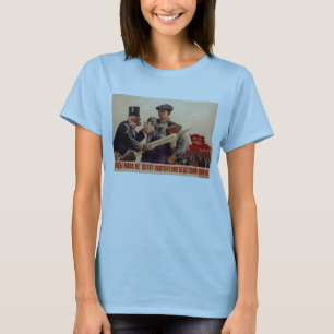 Camiseta Posters de la propaganda de Unión Soviética de la