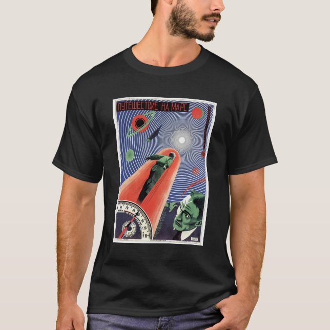 Camiseta Posters de la propaganda de Unión Soviética de la (Anverso)