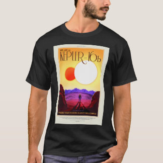 Camiseta Posters de turismo espacial de la Nasa Kepler 16B