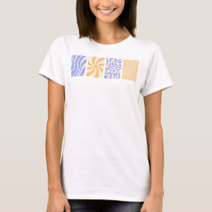 Camiseta Posters hippie de los años 70 al estilo groovy