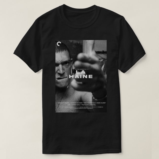 CAMISETA POSTERS LA HAINE POSTER (Diseño del anverso)