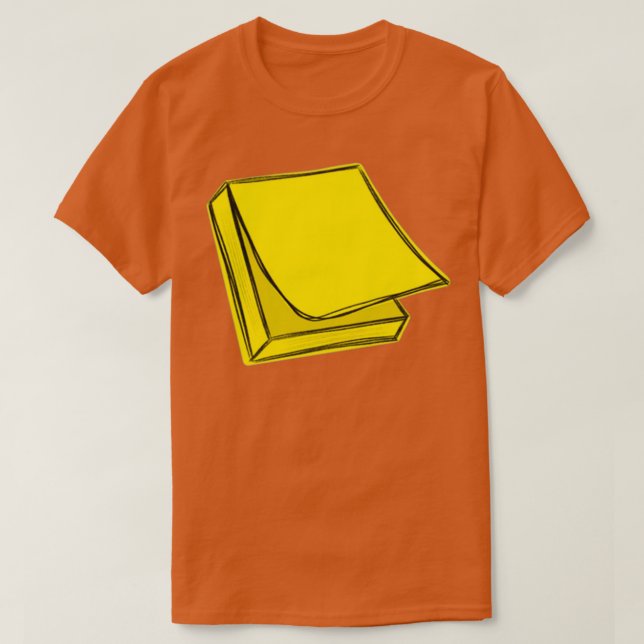 Camiseta Postito amarillo 1 (Diseño del anverso)
