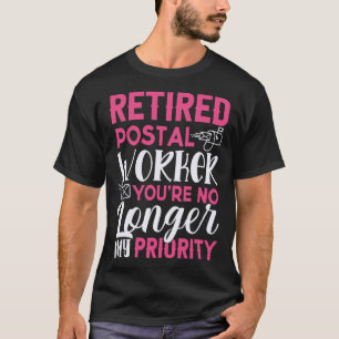 Camiseta Postman de retiro de trabajador postal retirado