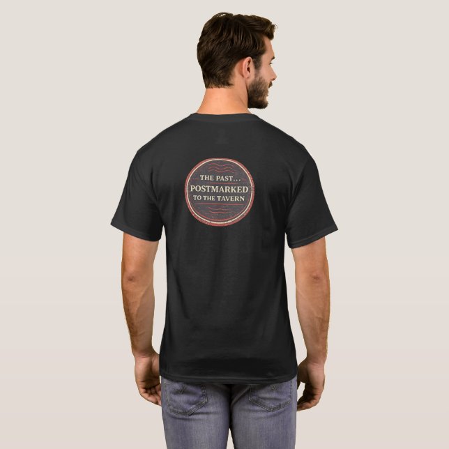Camiseta Postmarked & Tipsy (Reverso completo)