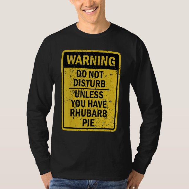 Camiseta Postre de comida Rhubarb Pie (Anverso)