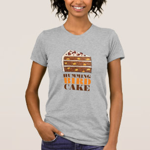 Camiseta Postre de rebanada de tarta de la capa de coñac de