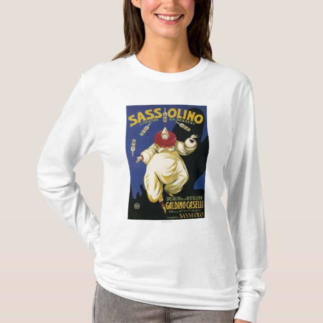 Camiseta Postre de Sassolino Liquore DA promocional (Anverso)