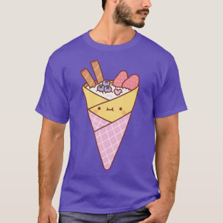 Camiseta Postre dulce de crepes al estilo japonés