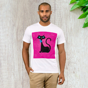 Camiseta Postre Gato Negro Mens T-Shirt