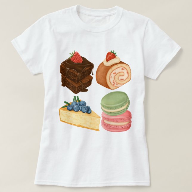 Camiseta Postres (Diseño del anverso)