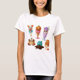 Camiseta Postres espeluznantes y dulces de Halloween Horror
