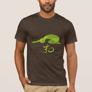Camiseta Postura de yoga, postura hacia abajo