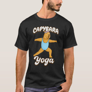 Camiseta Posturas de yoga Capybara Leotardo gimnástico Depo