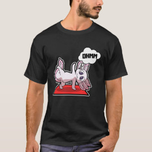 Camiseta Posturas de Yoga de Axolotl Deporte Gimnasia Ohm L