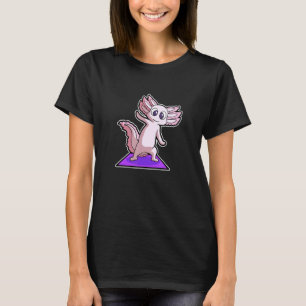 Camiseta Posturas de yoga de Axolotl Deporte Gimnasia Ohm L