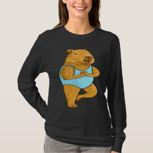 Camiseta posturas de Yoga de carpincho Meditación ejercicio