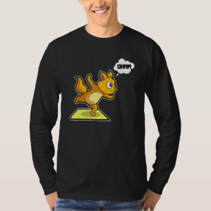 Camiseta Posturas de yoga de gato perezoso Deportes Gimnasi
