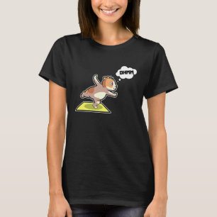 Camiseta Posturas de yoga de hámster Deporte Gimnasia Ohm L
