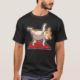Camiseta Posturas de yoga de hámster Deporte Gimnasia Ohm L
