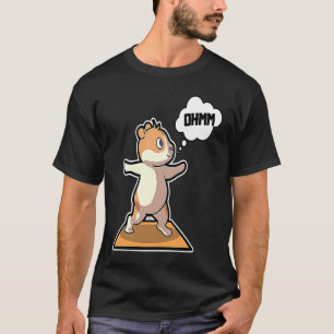 Camiseta Posturas de yoga de hámster Deporte Gimnasia Ohm L