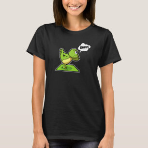 Camiseta Posturas de yoga de rana Deportes Gimnasia Ohm Lat