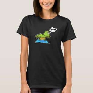 Camiseta Posturas de yoga de rana Deportes Gimnasia Ohm Lat
