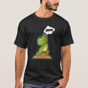 Camiseta Posturas de yoga de rana Deportes Gimnasia Ohm Lat
