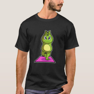 Camiseta Posturas de yoga de rana Deportes Gimnasia Ohm Lat
