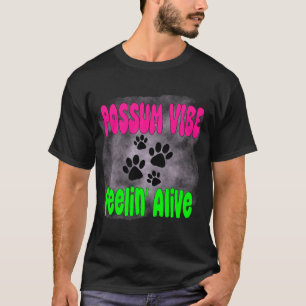 Camiseta posum opossum gracioso gato callejero de meme de b