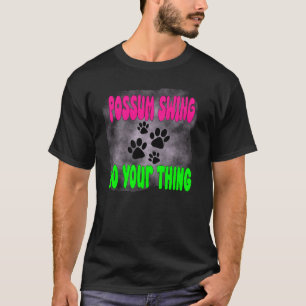 Camiseta posum opossum gracioso gato callejero de meme de b