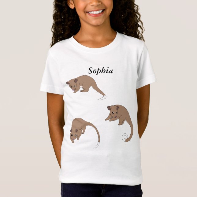 Camiseta Pósums de cola anillada (Anverso)