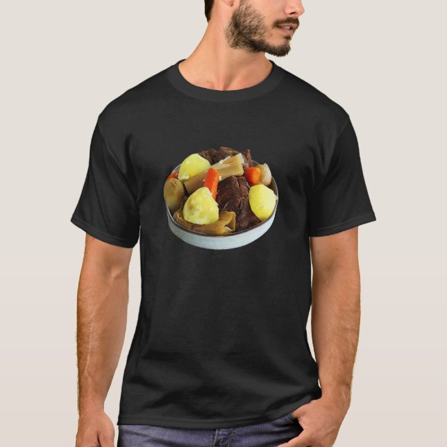 Camiseta Pot au Feu Costume Fácil Último Minuto Carne De Ha (Anverso)