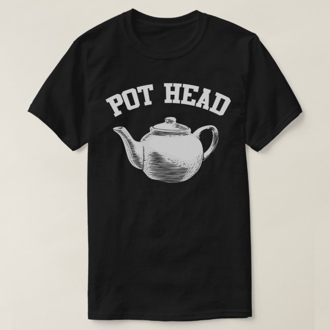 Camiseta Pot Head Coffee Lover (Diseño del anverso)